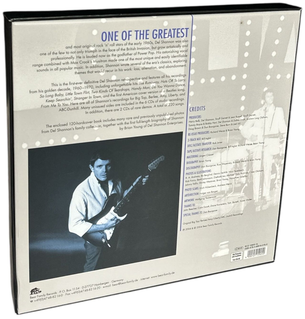 Del Shannon Home And Away - The Complete Recordings 1960-70 UK CD Album Box Set 4000127159250