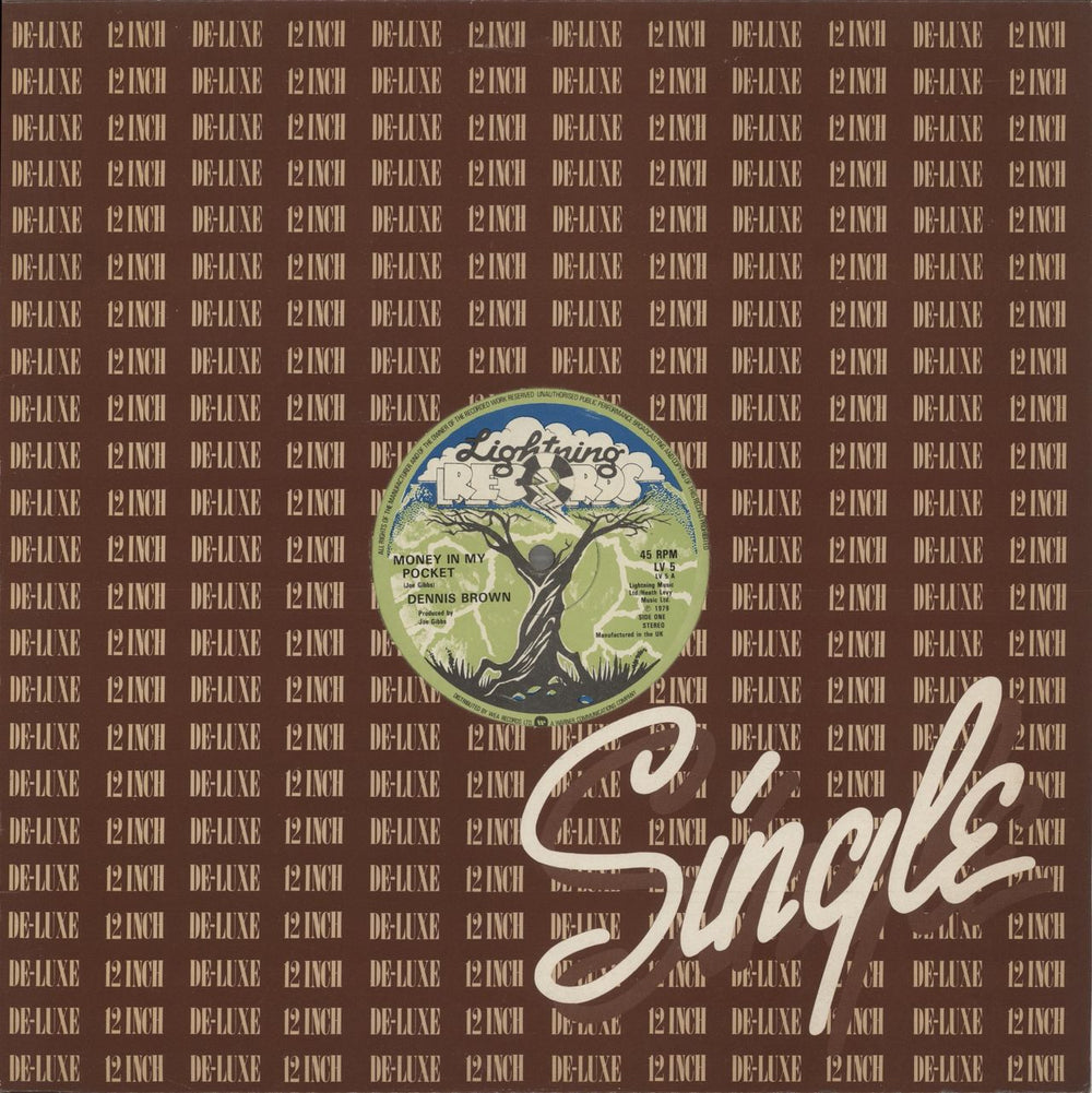 Dennis Brown Money In My Pocket UK 12" vinyl single (12 inch record / Maxi-single) LV5