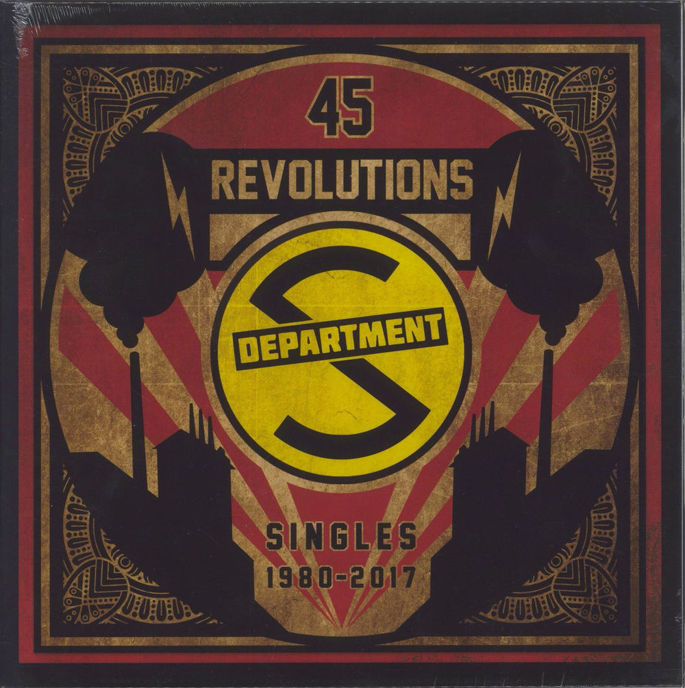 Department S 45 Revolutions, Singles 1980-2017 - Clear Yellow Vinyl UK vinyl LP album (LP record) LETV507LP