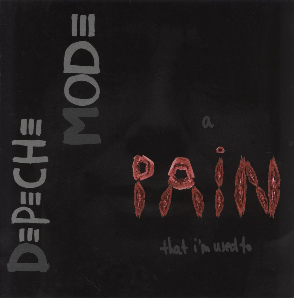 Depeche Mode A Pain That I'm Used To + Poster UK 12" vinyl single (12 inch record / Maxi-single) L12BONG36