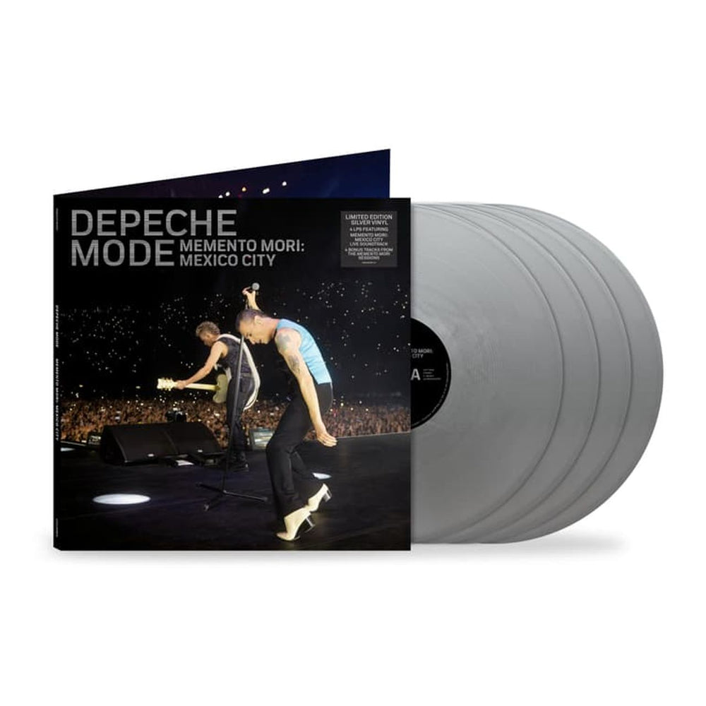 Depeche Mode Memento Mori: Mexico City - Silver Vinyl - Sealed UK 4-LP vinyl album record set 19802990851