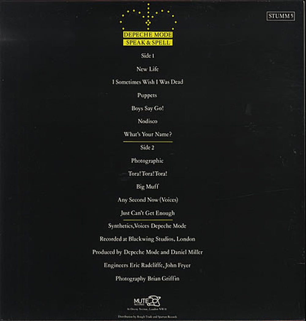 Depeche Mode Speak & Spell - 1st UK vinyl LP album (LP record) DEPLPSP174438