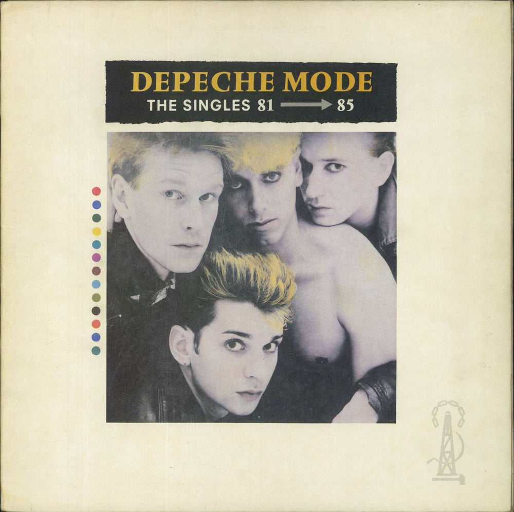 Depeche Mode The Singles 81-85 - EX UK vinyl LP album (LP record) MUTEL1