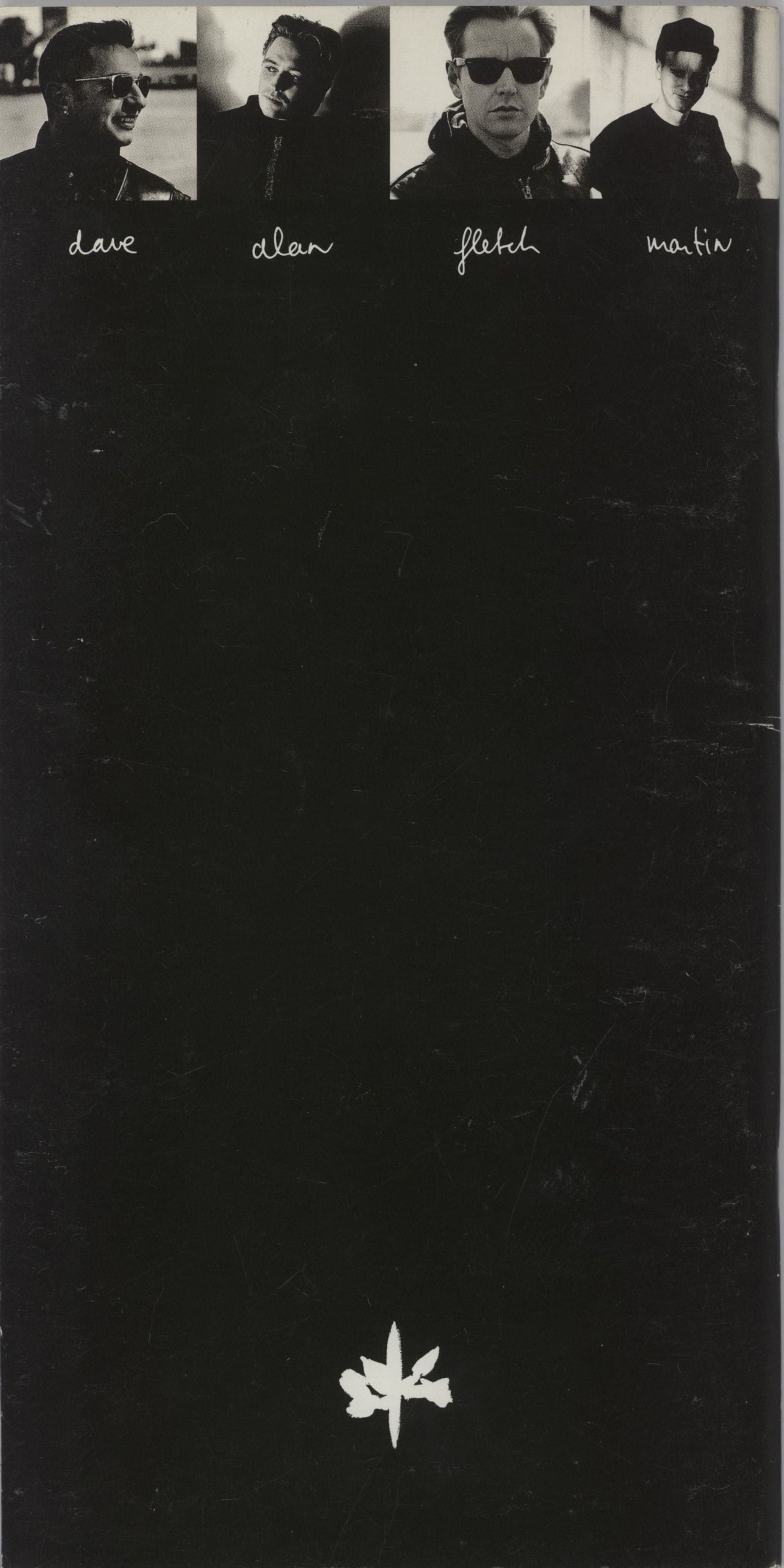 Depeche Mode World Violation UK tour programme