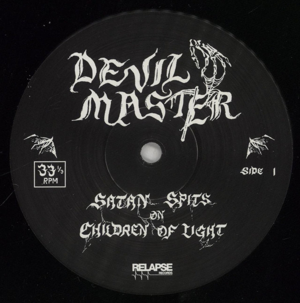 Devil Master Satan Spits On Children Of Light US vinyl LP album (LP record) 9EYLPSA862809