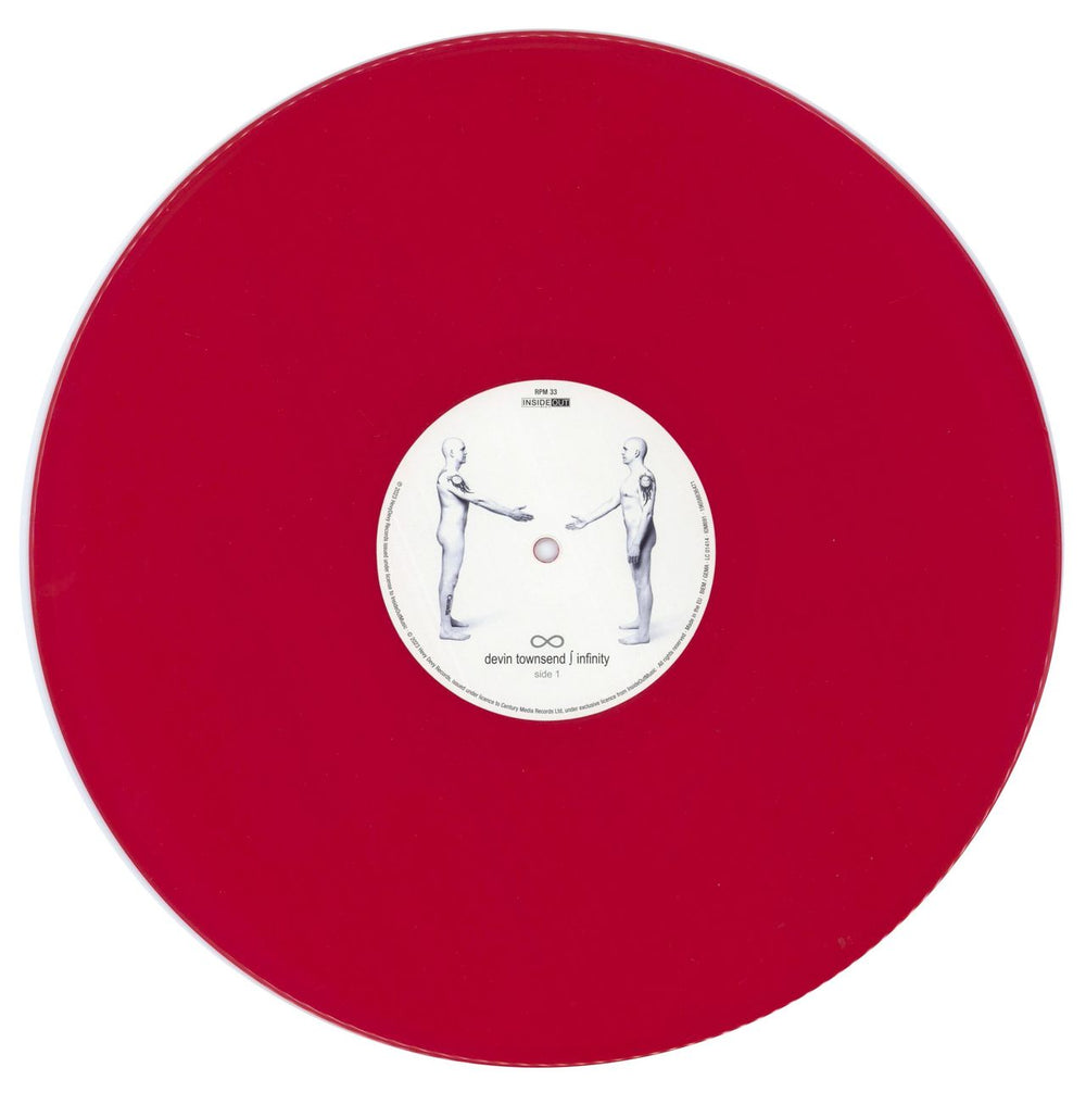 Devin Townsend Infinity - Candian Red Vinyl UK 2-LP vinyl record set (Double LP Album) DVW2LIN870616