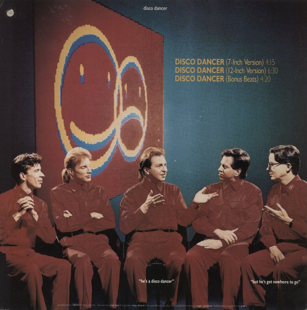 Devo Disco Dancer US 12" vinyl single (12 inch record / Maxi-single) V-75511