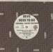 Devo Here To Go Australian Promo 7" vinyl single (7 inch record / 45)