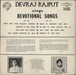 Devraj Rajput Sings Devotional Songs UK vinyl LP album (LP record)