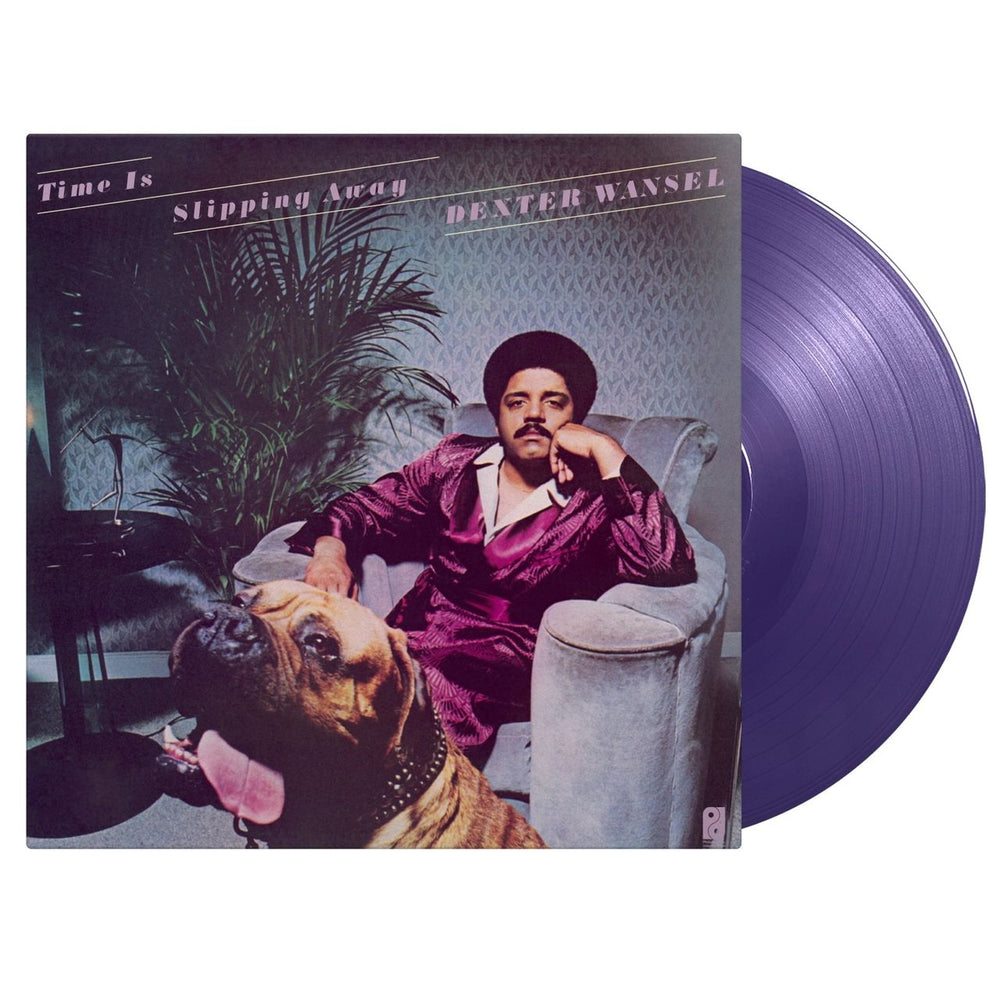 Dexter Wansel Time Is Slipping Away - Purple Vinyl 180 Gram UK vinyl LP album (LP record) DXWLPTI855121