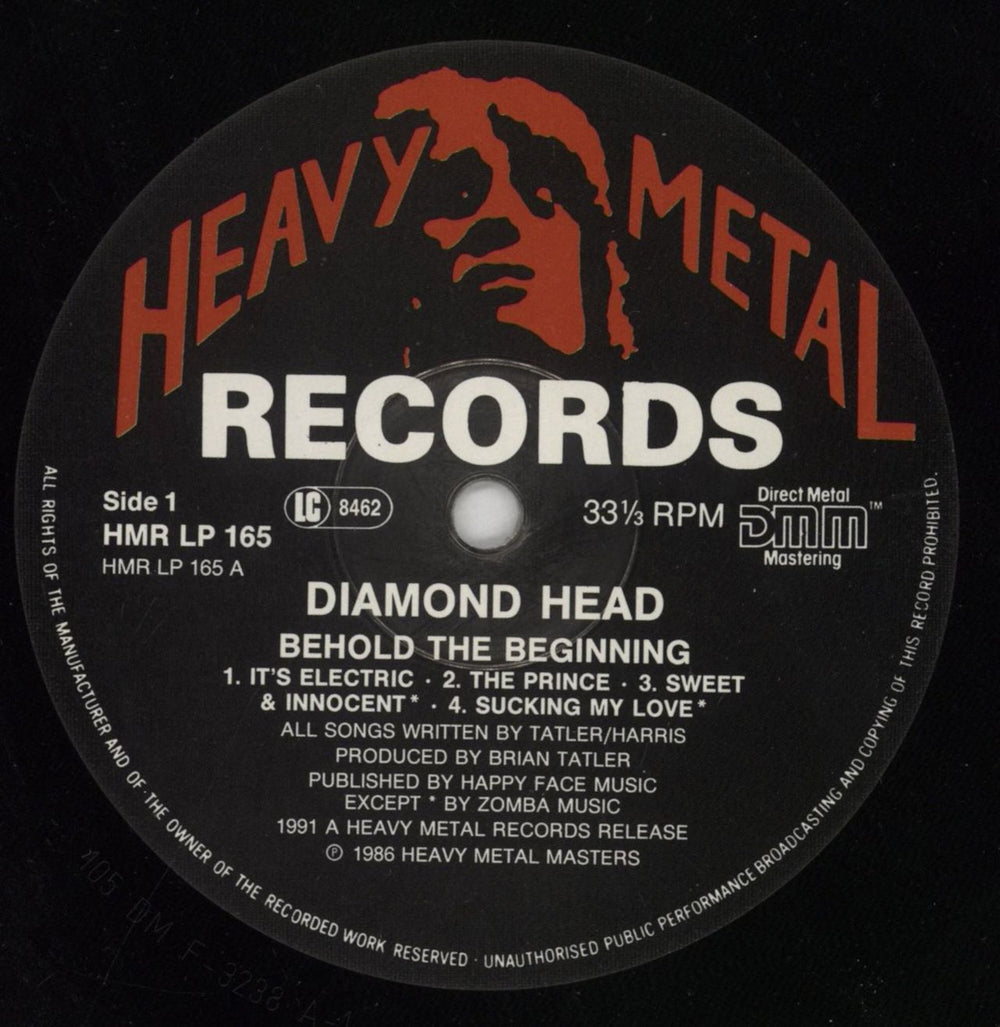 Diamond Head Behold The Beginning UK vinyl LP album (LP record) DIHLPBE849741