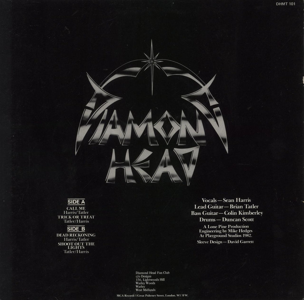 Diamond Head Four Cuts + Insert UK 12" vinyl single (12 inch record / Maxi-single)