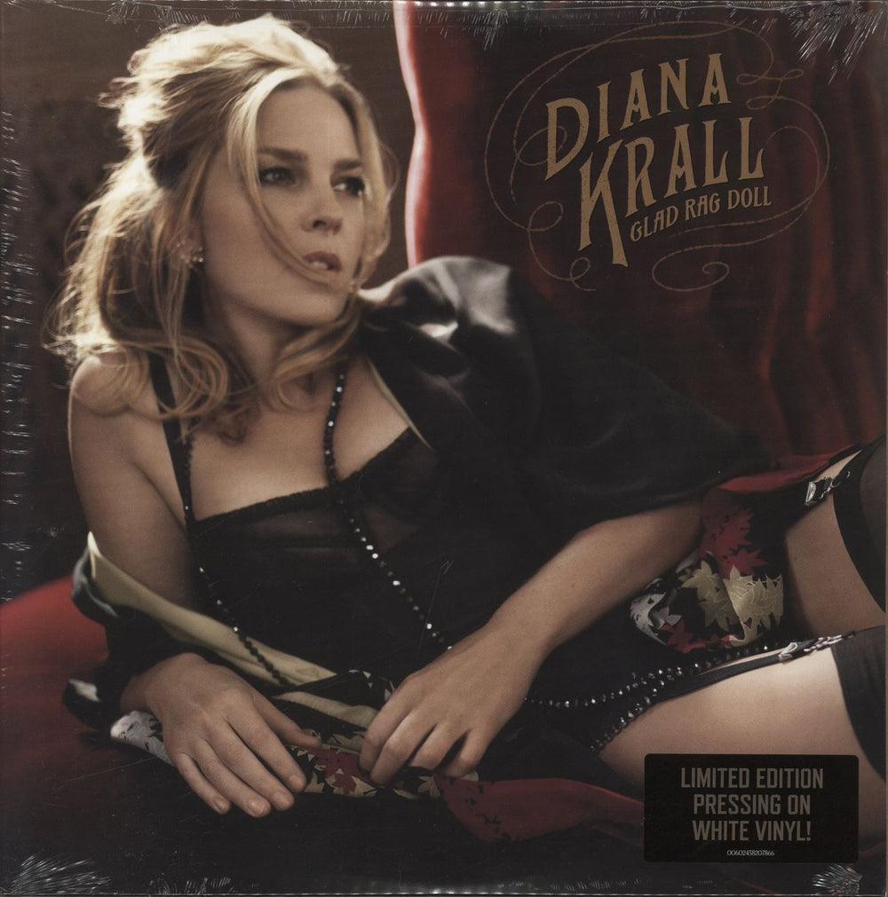 Diana Krall Glad Rag Doll - White Vinyl - Sealed UK 2-LP vinyl record set (Double LP Album) 00602458207866