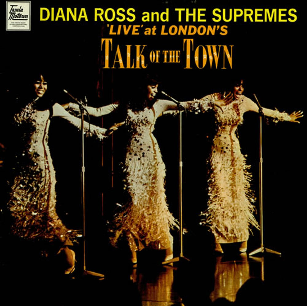 Diana Ross & The Supremes Live At London's Talk Of The Town UK vinyl LP album (LP record) TML11070