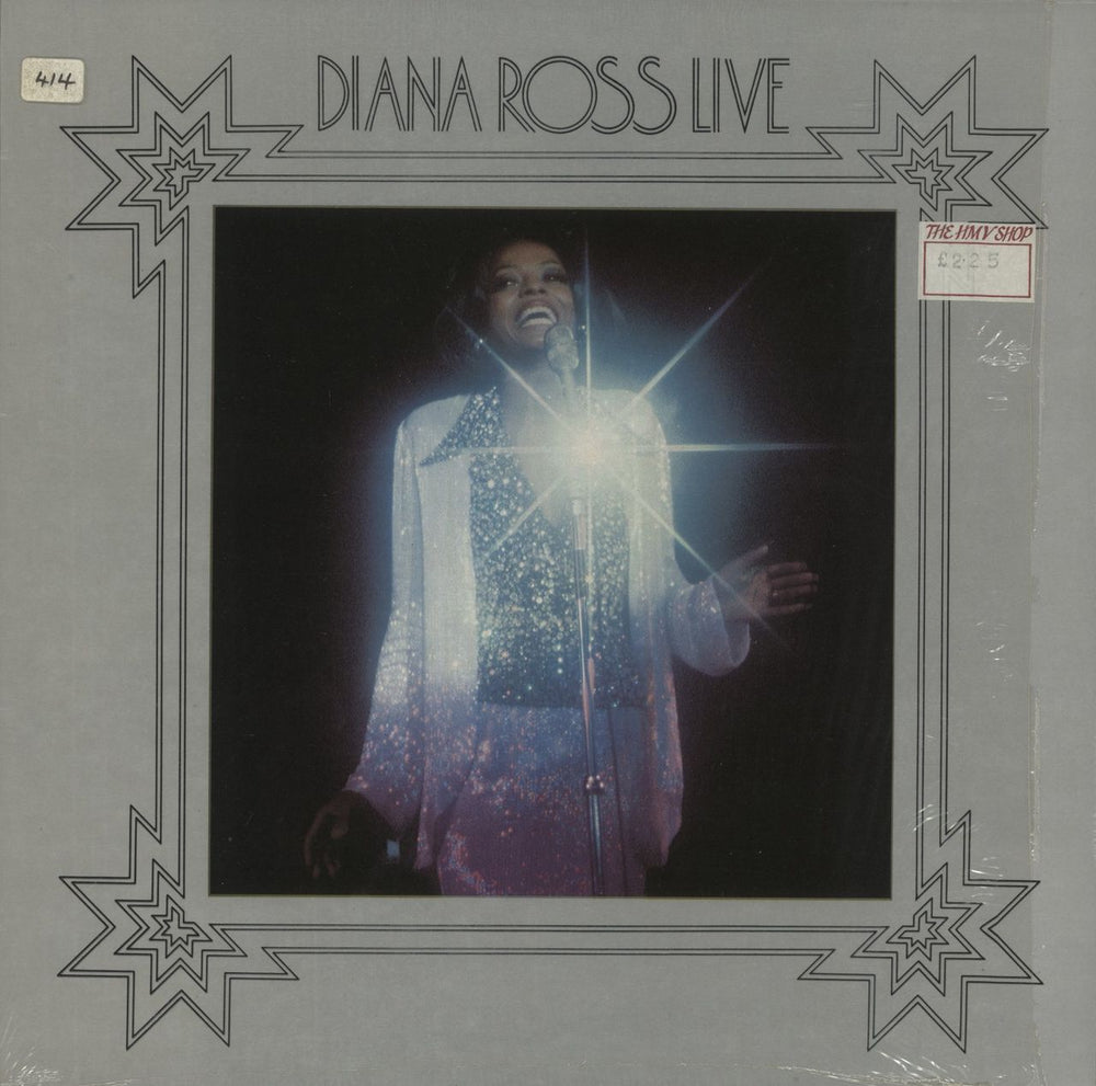 Diana Ross Diana Ross Live - Shrink UK vinyl LP album (LP record) STML11248