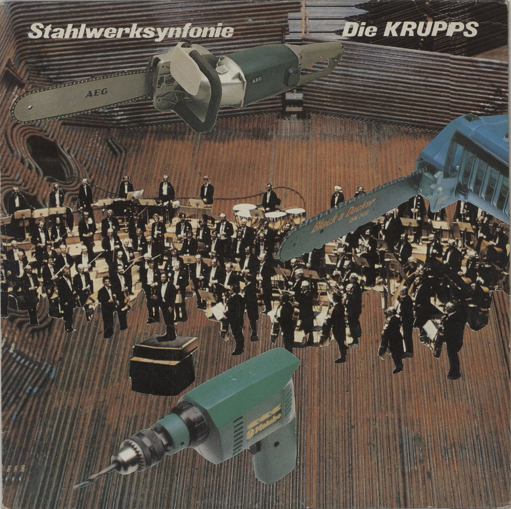 Die Krupps Stahlwerksynfonie German 12" vinyl single (12 inch record / Maxi-single) ZICKZACK30