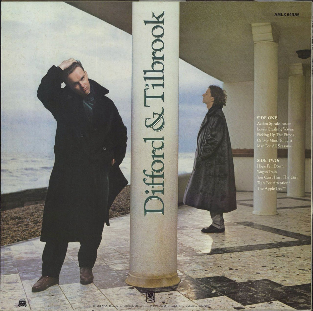 Difford & Tilbrook Difford & Tilbrook UK vinyl LP album (LP record)