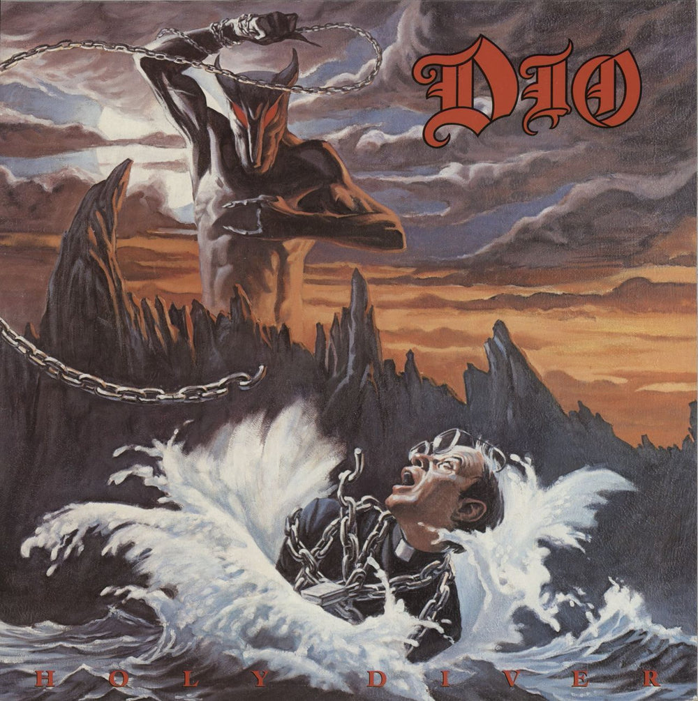 Dio Holy Diver - EX Dutch vinyl LP album (LP record) 811021-1