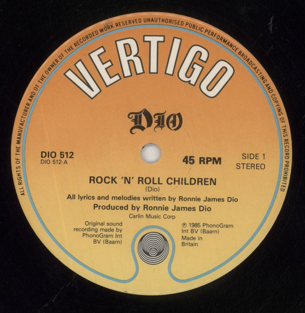 Dio Rock 'N' Roll Children UK 12" vinyl single (12 inch record / Maxi-single) DIO12RO557410