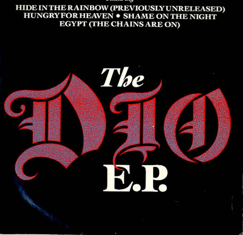 Dio The Dio E.P. UK 7" vinyl single (7 inch record / 45) DIOEP7