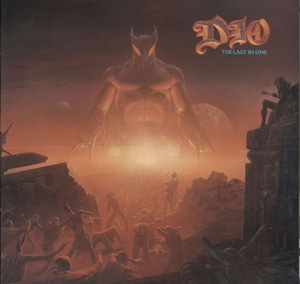 Dio The Last In Line UK vinyl LP album (LP record) VERL16