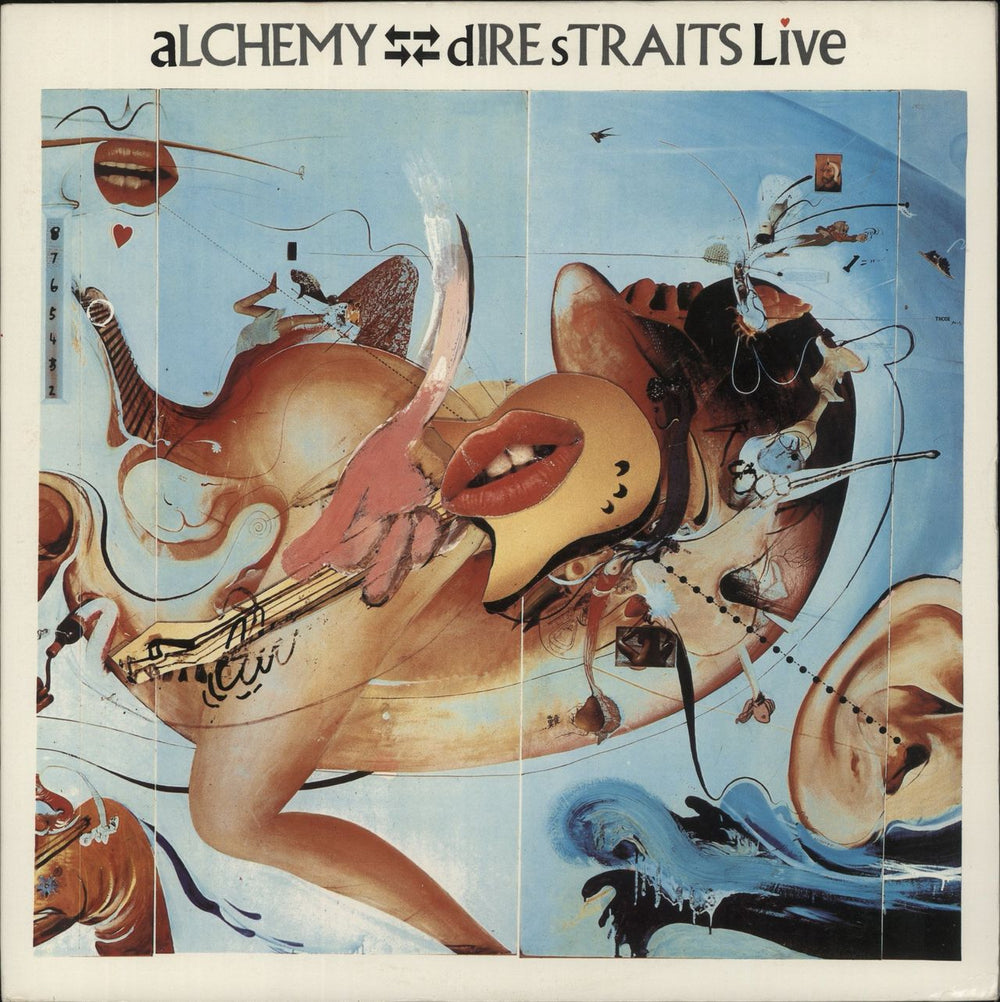 Dire Straits Alchemy Live - Quiex II US Promo 2-LP vinyl record set (Double LP Album) 1-25085