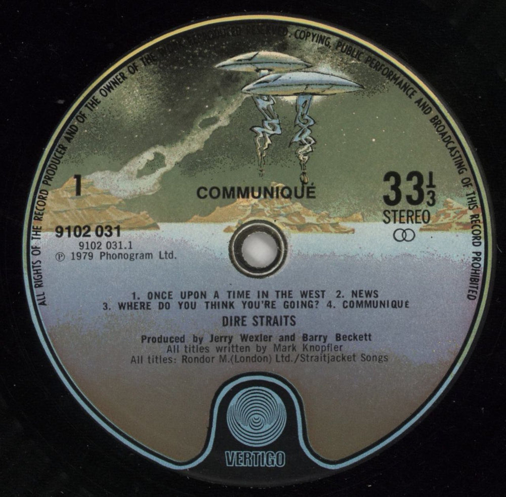 Dire Straits Communique - 1st - EX UK vinyl LP album (LP record) DIRLPCO340100