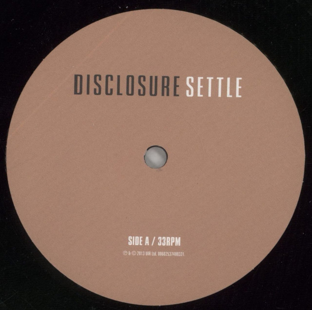 Disclosure Settle - 180gm UK 2-LP vinyl record set (Double LP Album) F432LSE717645