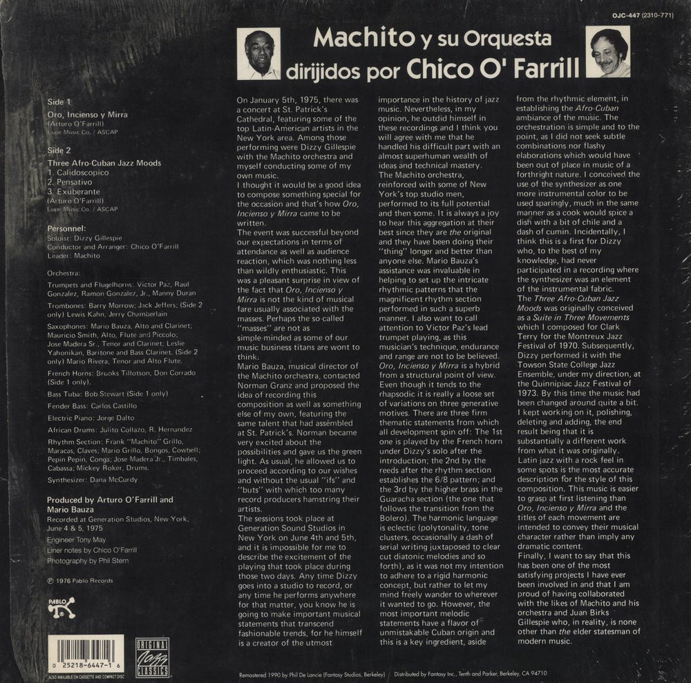 Dizzy Gillespie Afro-Cuban Jazz Moods US vinyl LP album (LP record)