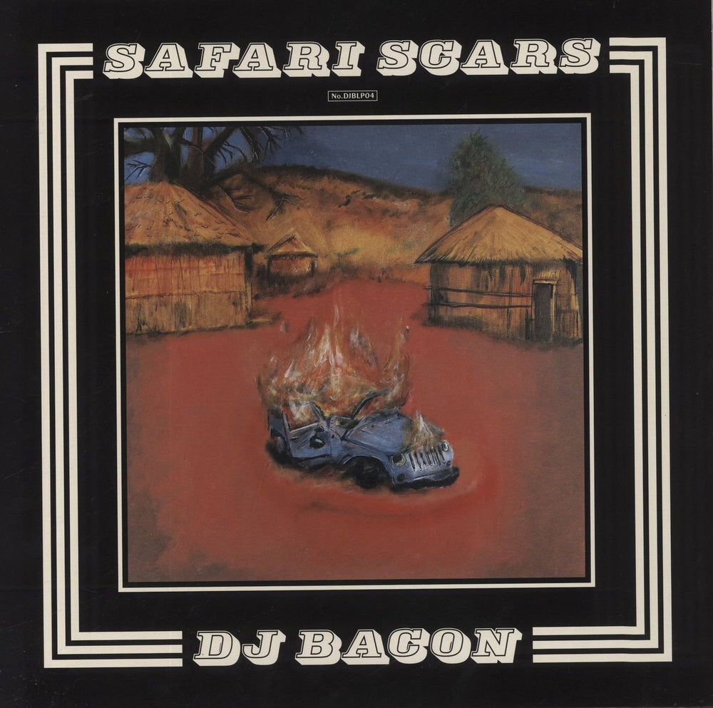 DJ Bacon Safari Scars Australian Promo vinyl LP album (LP record) DJBLP04