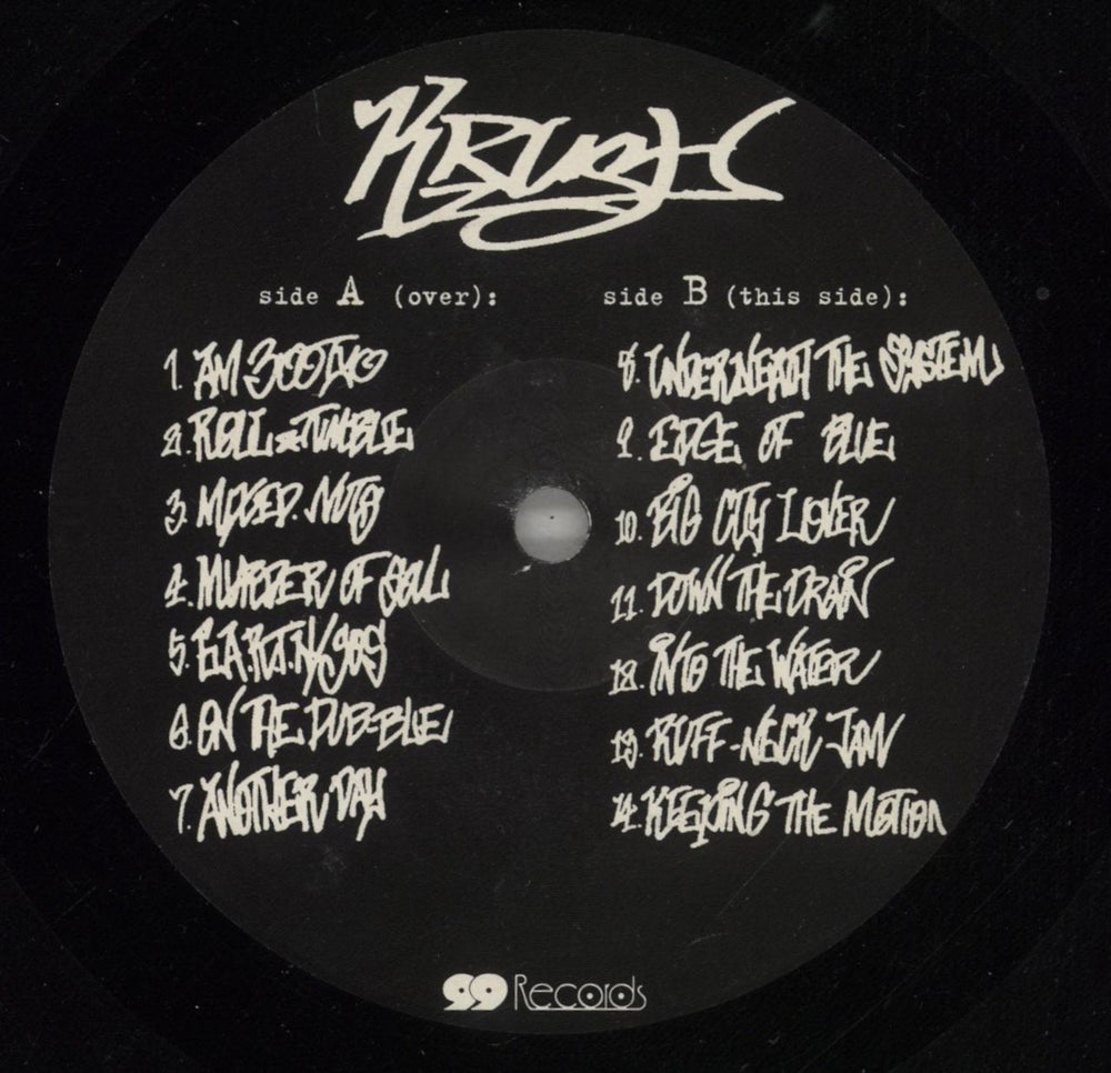 DJ Krush Krush Austrian vinyl LP album (LP record) DKJLPKR877690