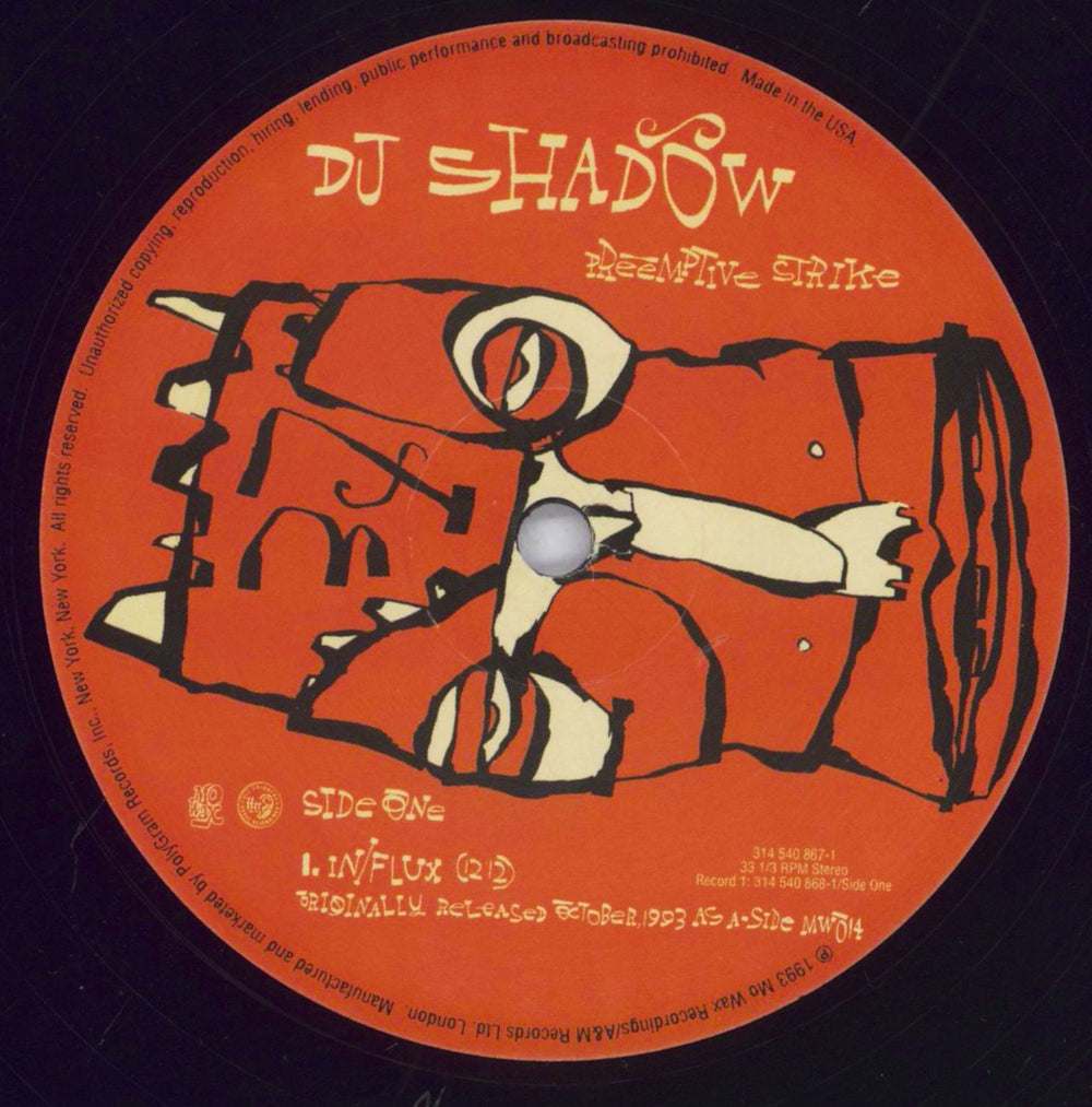 DJ Shadow Pre-Emptive Strike - Shrink US 2-LP vinyl record set (Double LP Album) D.S2LPR829919