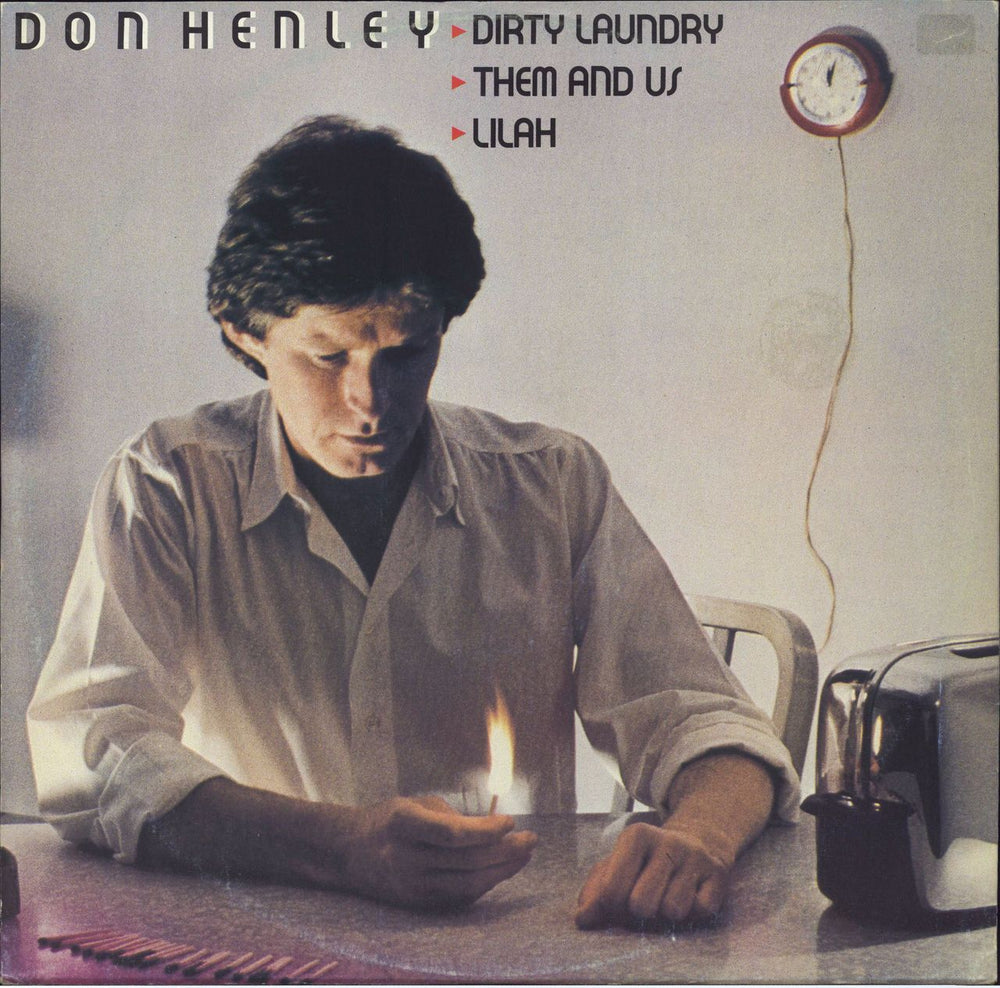 Don Henley Dirty Laundry UK 12" vinyl single (12 inch record / Maxi-single) EKR4T