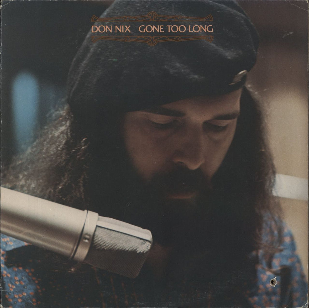 Don Nix Gone Too Long US vinyl LP album (LP record) CR-1001