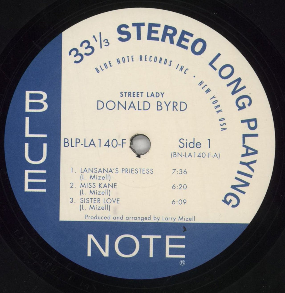 Donald Byrd Street Lady US vinyl LP album (LP record) DOBLPST850945