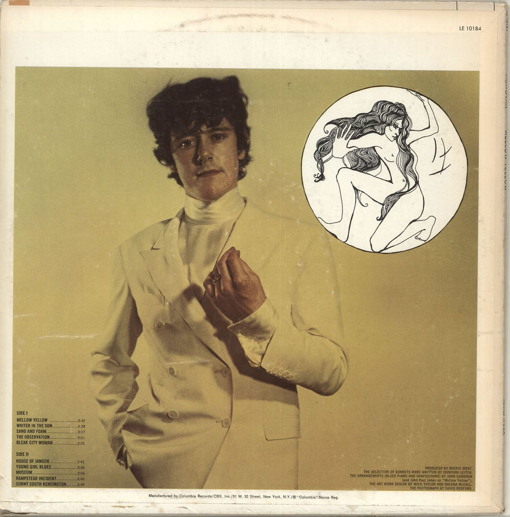 Donovan Mellow Yellow - EX US vinyl LP album (LP record)