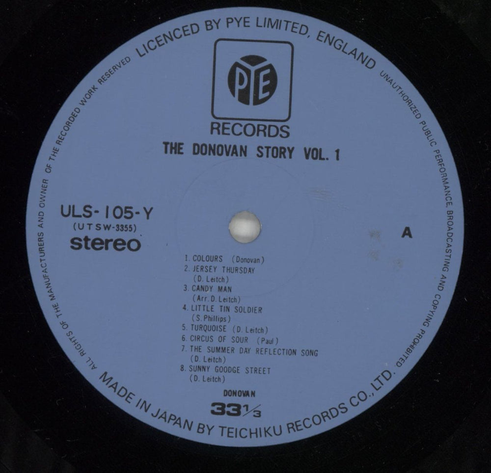 Donovan The Donovan Story Vols. 1 & 2 + obi Japanese 2-LP vinyl record set (Double LP Album) DOV2LTH873556