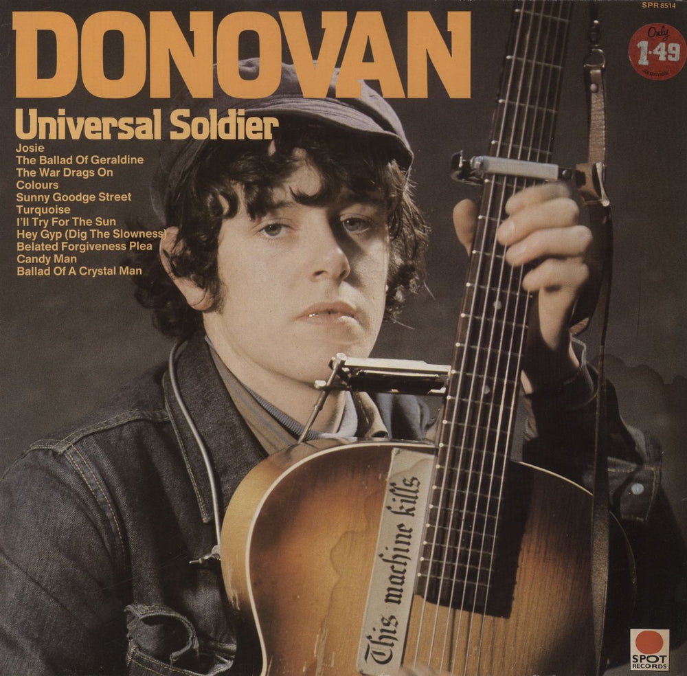 Donovan Universal Soldier UK vinyl LP album (LP record) SPR8514