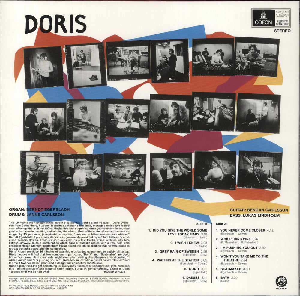 Doris Did You Give The World Some Love Today, Baby - Blue Vinyl UK vinyl LP album (LP record) 7119691280318