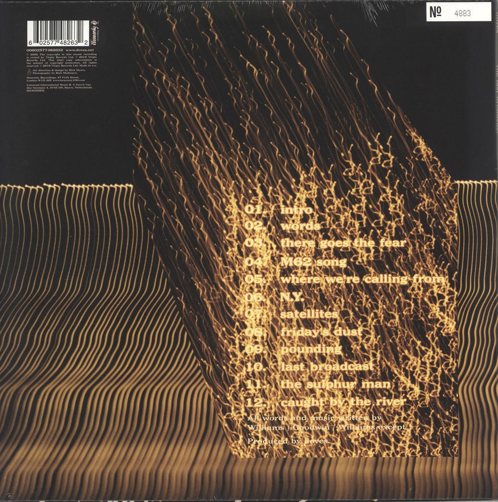 Doves The Last Broadcast - Orange Vinyl + Numbered - Sealed UK 2-LP vinyl record set (Double LP Album) 602577482632