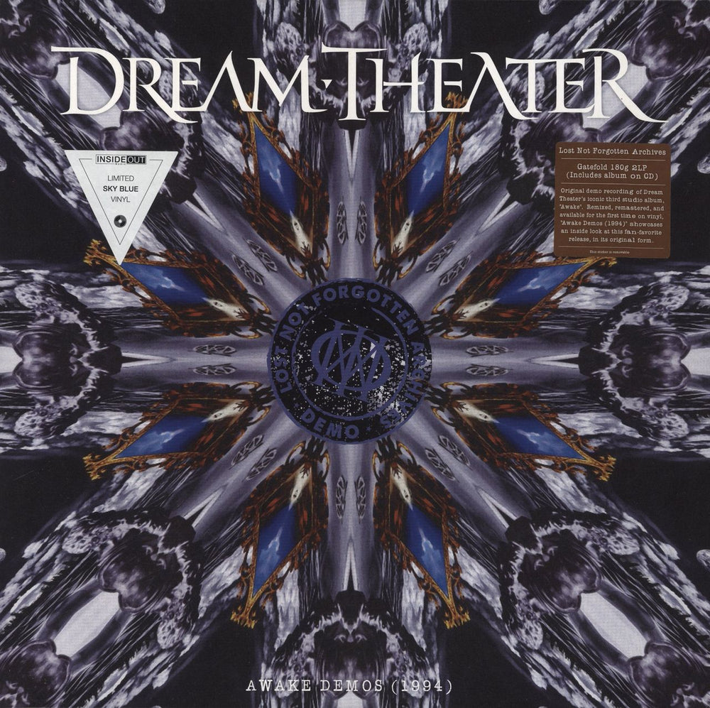 Dream Theater Awake Demos - 180 Gram Sky Blue Vinyl UK 2-LP vinyl record set (Double LP Album) IOMLP615