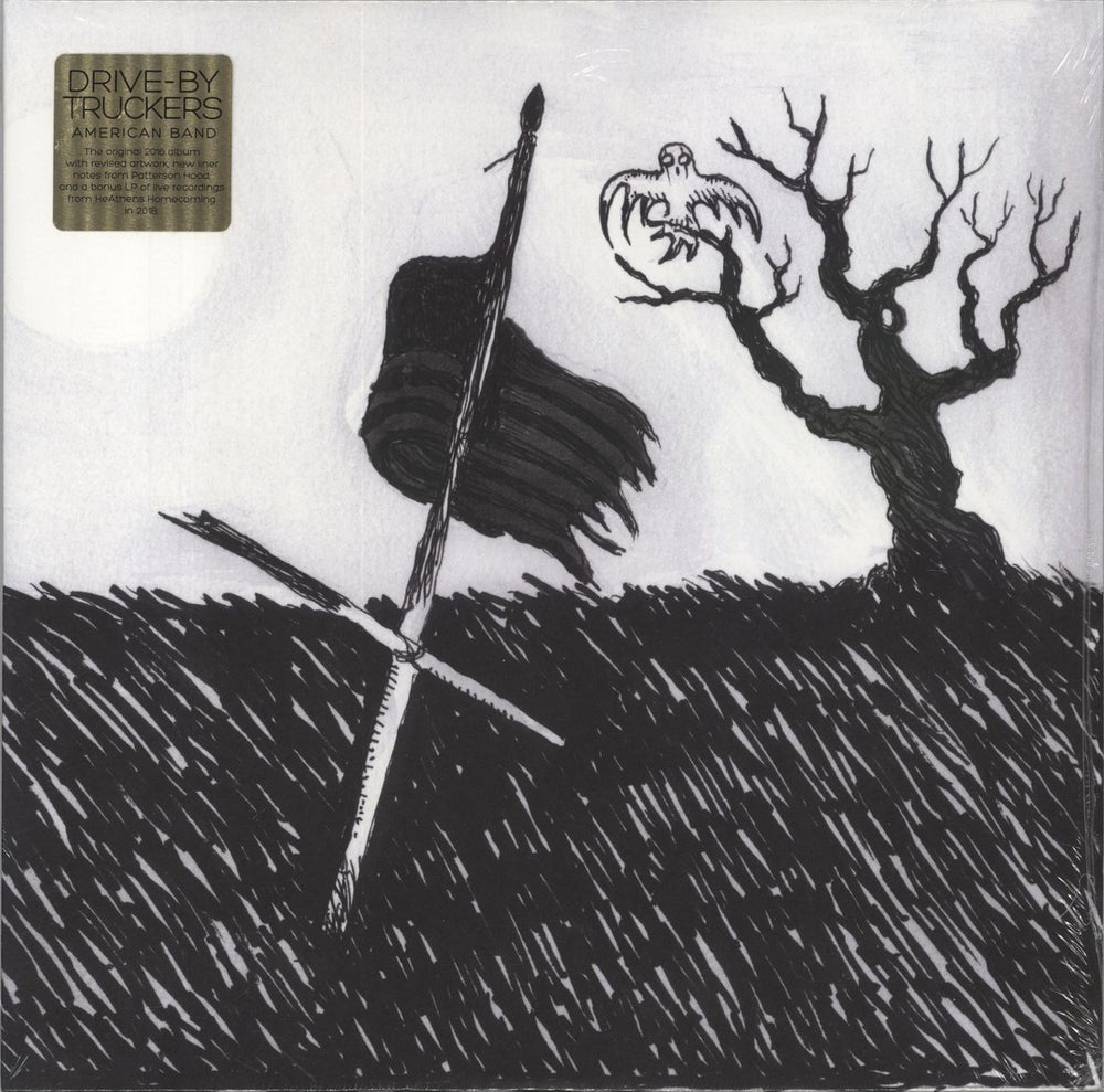 Drive-By Truckers American Band-Deluxe - Frosted Silver Vinyl and Clear Shadow Vinyl - Sealed US 2-LP vinyl record set (Double LP Album) ATO0683