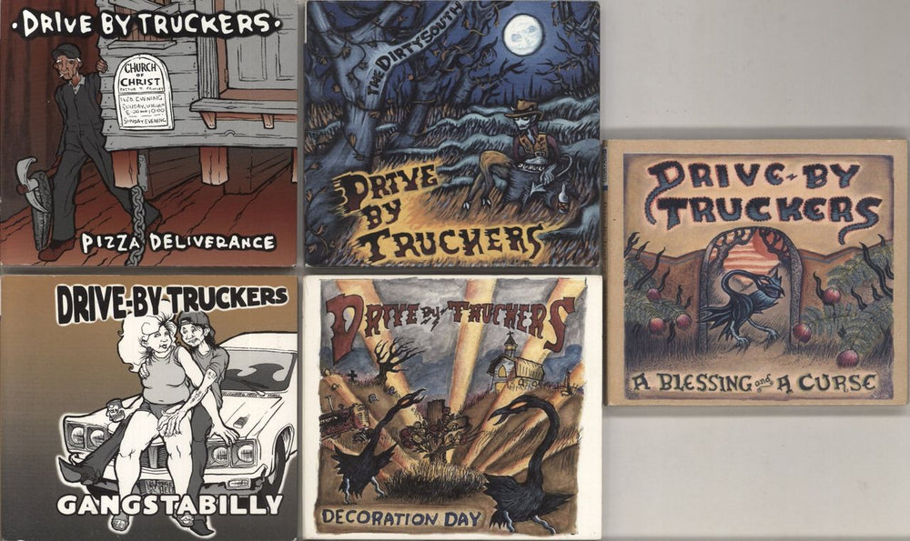Drive-By Truckers Quantity Of Albums US CD album (CDLP) FIVE ALBUM BUNDLE