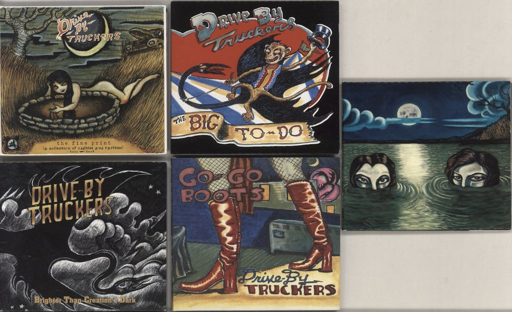 Drive-By Truckers Quantity Of Albums US CD album (CDLP) FIVE ALBUM BUNDLE