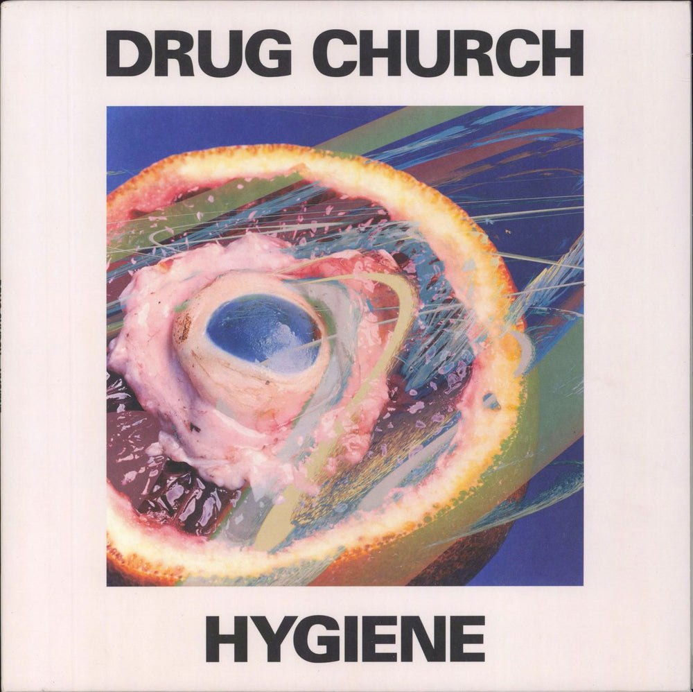 Drug Church Hygiene - Orange & Bone/ Blue Splatter Vinyl UK vinyl LP album (LP record) PNE322