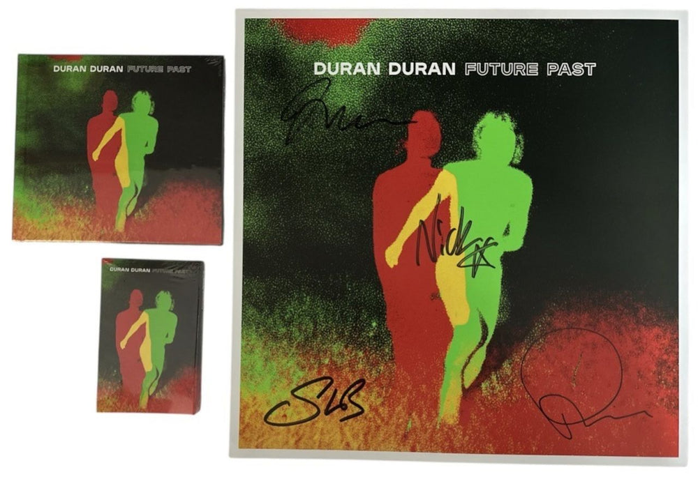 Duran Duran Future Past - Deluxe CD/Cassette + Autographed Print UK CD album (CDLP) DDNCDFU875799