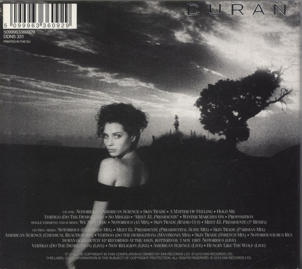 Duran Duran Notorious UK 2 CD album set (Double CD) 5099963360929