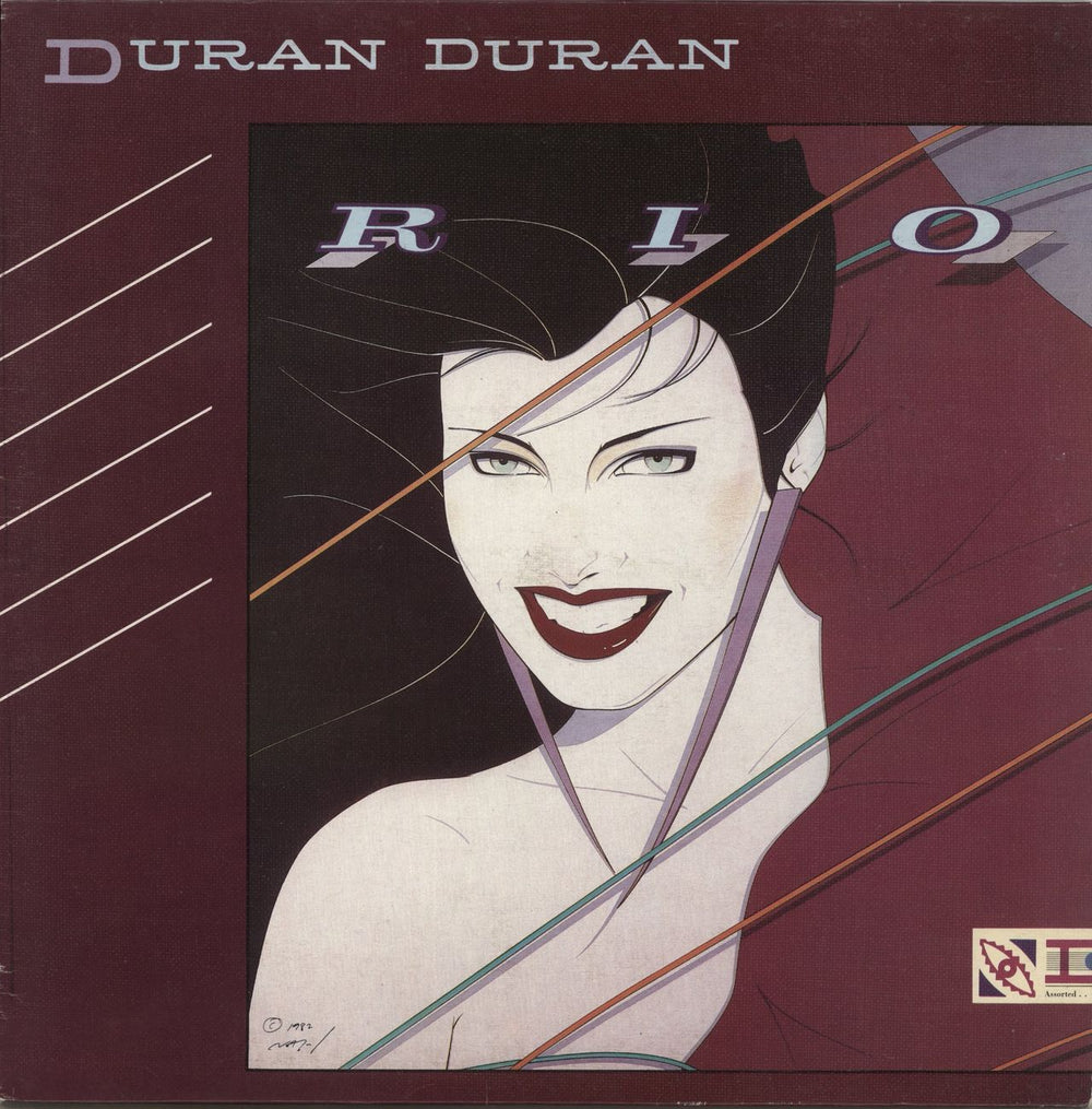 Duran Duran Rio - 1st - EX UK vinyl LP album (LP record) EMC3411