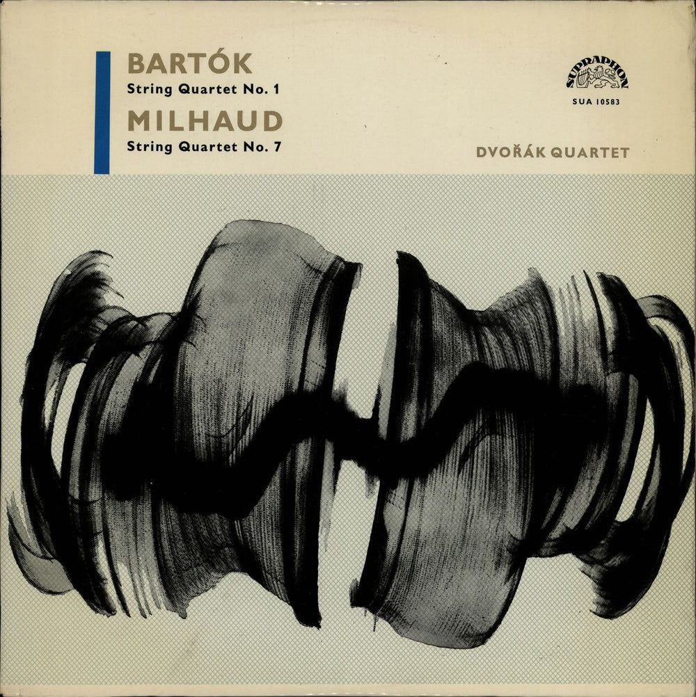 Dvorák Quartet Bartók: String Quartet No. 1 / Milhaud: String Quartet No. 7 Czech vinyl LP album (LP record) SUA10583