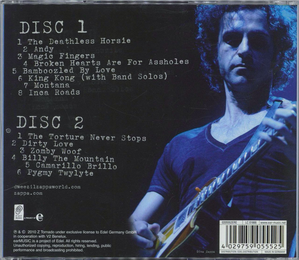 Dweezil Zappa Return Of The Son Of... UK 2 CD album set (Double CD)